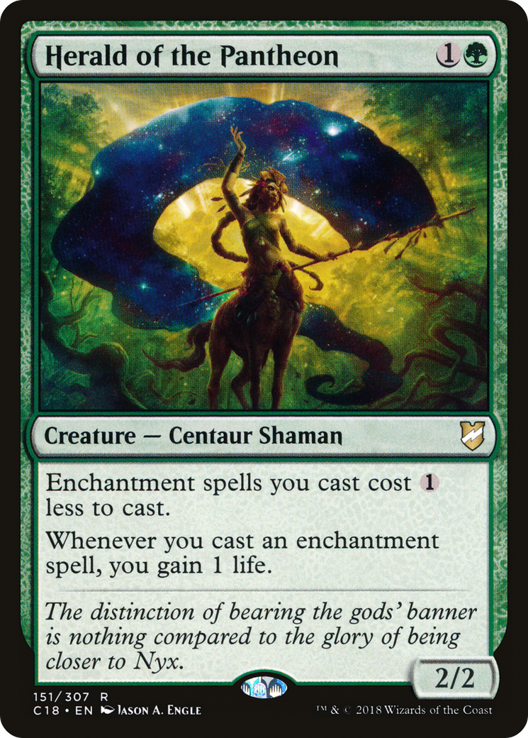 Herald of the Pantheon (C18-151) [Commander 2018]