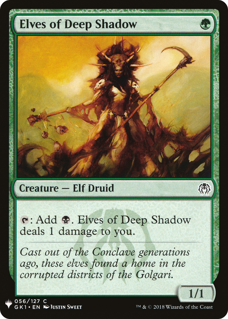 Elves of Deep Shadow (LIST-GK1-56) [The List]