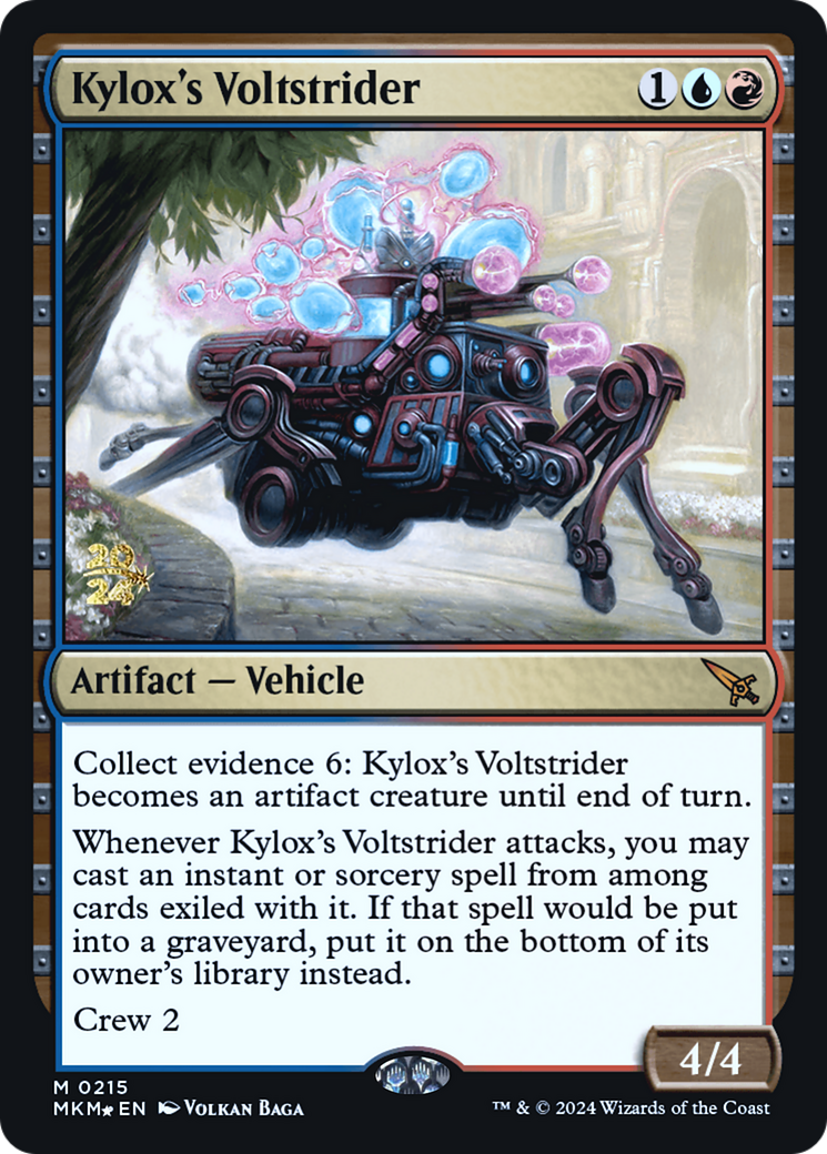 Kylox's Voltstrider (PRE-215S) [Murders at Karlov Manor Promos] Foil
