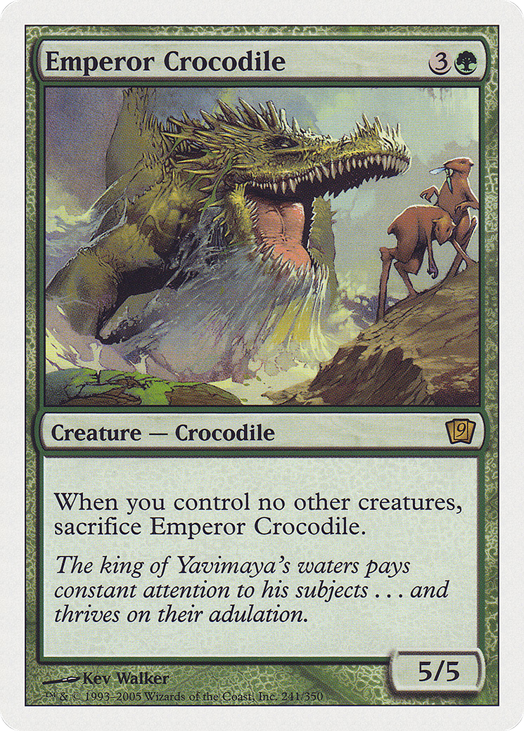 Emperor Crocodile [Ninth Edition] Foil