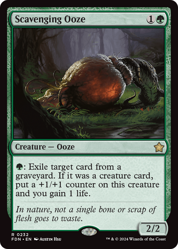 Scavenging Ooze (FDN-232) [Foundations] Foil