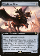 Triplicate Titan (Extended Art) (C21-406) [Commander 2021]