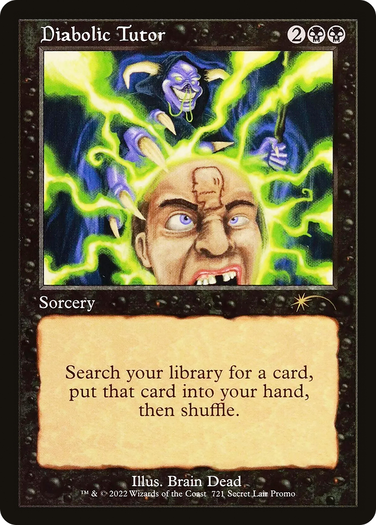 Diabolic Tutor (SLD-721) [Secret Lair Drop]