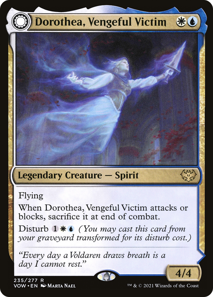 Dorothea, Vengeful Victim (VOW-235) [Innistrad: Crimson Vow]