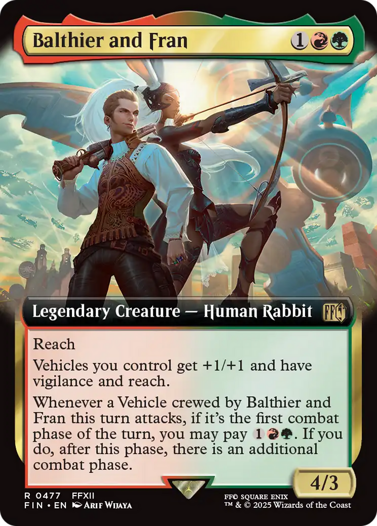Balthier and Fran (Extended Art) (FIN-477) [FINAL FANTASY]: (Extended Art)