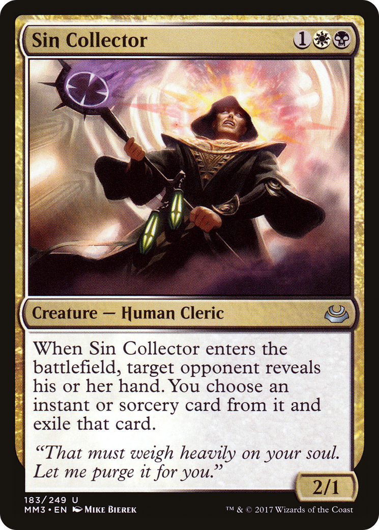 Sin Collector (MM3-183) [Modern Masters 2017]