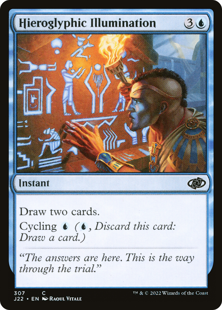 Hieroglyphic Illumination (J22-307) [Jumpstart 2022]