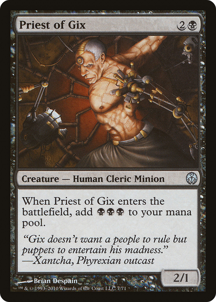 Priest of Gix (DDE-007) [Duel Decks: Phyrexia vs. the Coalition]