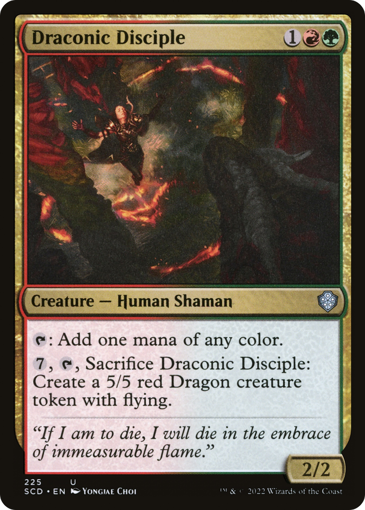 Draconic Disciple (SCD-225) [Starter Commander Decks]