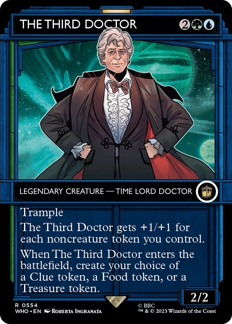 The Third Doctor (WHO-554) [Doctor Who]: (Showcase) (Borderless) Foil