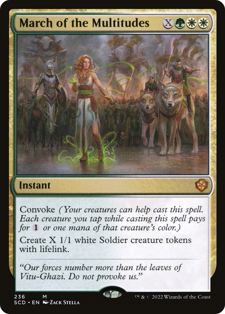 March of the Multitudes (SCD-236) [Starter Commander Decks]