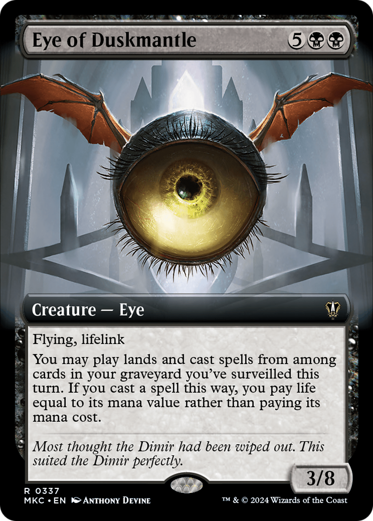 Eye of Duskmantle (MKC-337) [Murders at Karlov Manor Commander]: (Extended Art)