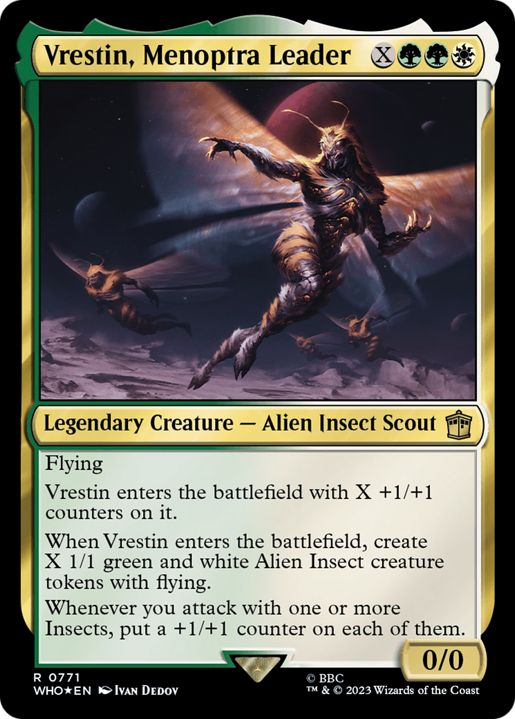 Vrestin, Menoptra Leader (WHO-771) [Doctor Who] Foil