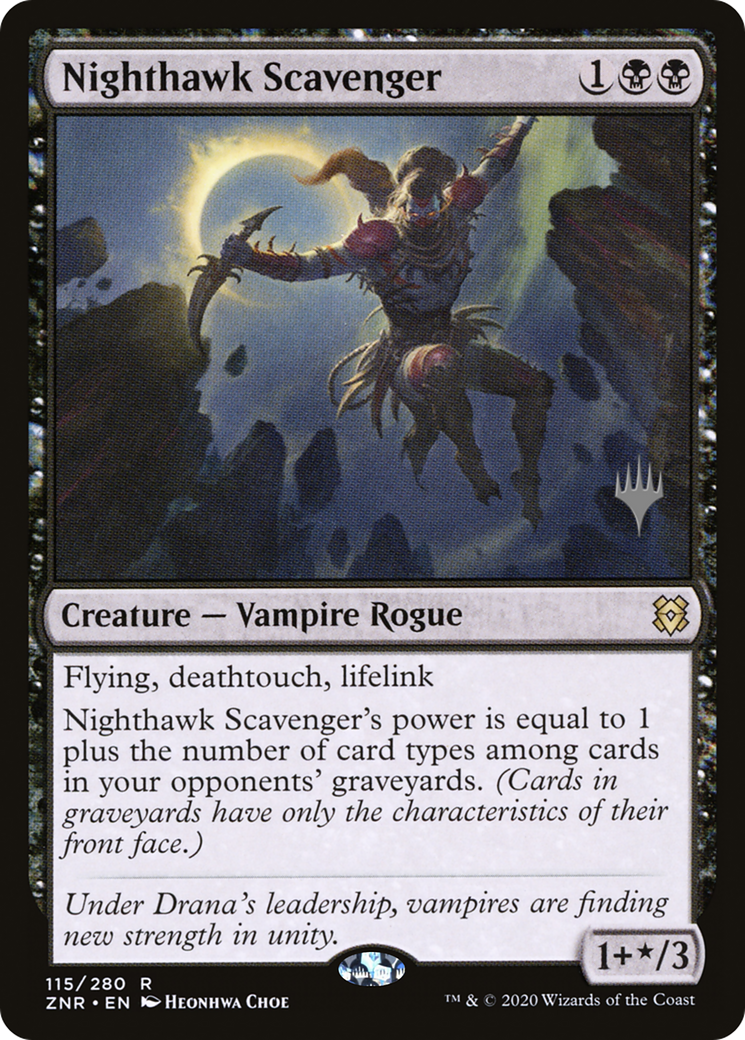 Nighthawk Scavenger (PPZNR-115P) [Promo Pack: Zendikar Rising Promos]