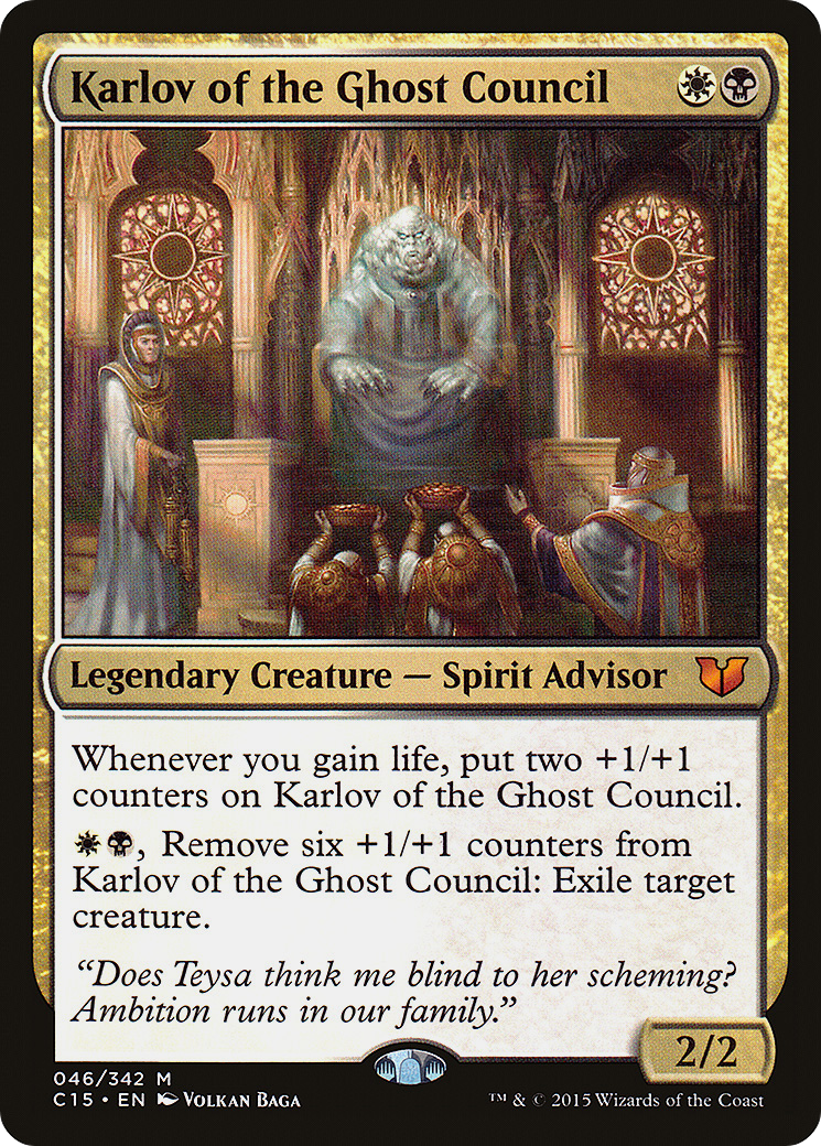 Karlov of the Ghost Council (C15-046) [Commander 2015]