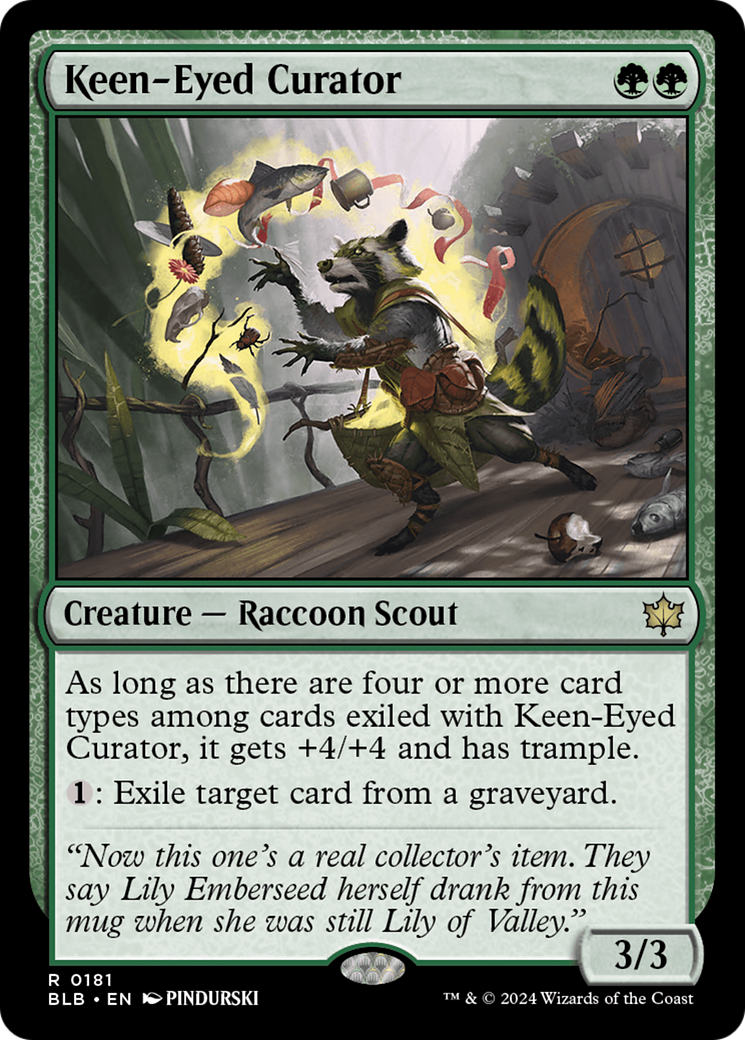 Keen-Eyed Curator (BLB-181) [Bloomburrow]