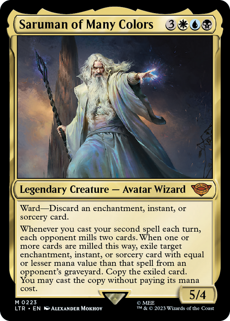 Saruman of Many Colors (LTR-223) [The Lord of the Rings: Tales of Middle-earth] Foil