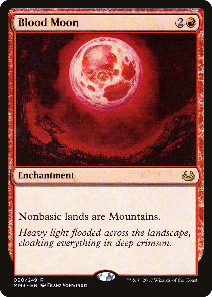 Blood Moon (MM3-090) [Modern Masters 2017] Foil
