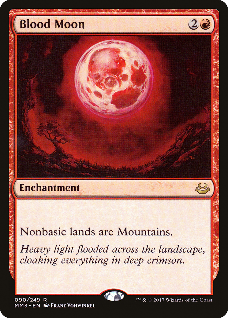 Blood Moon (MM3-090) [Modern Masters 2017] Foil