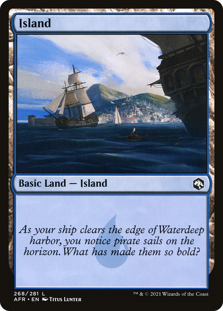 Island (AFR-268) [Adventures in the Forgotten Realms] Foil