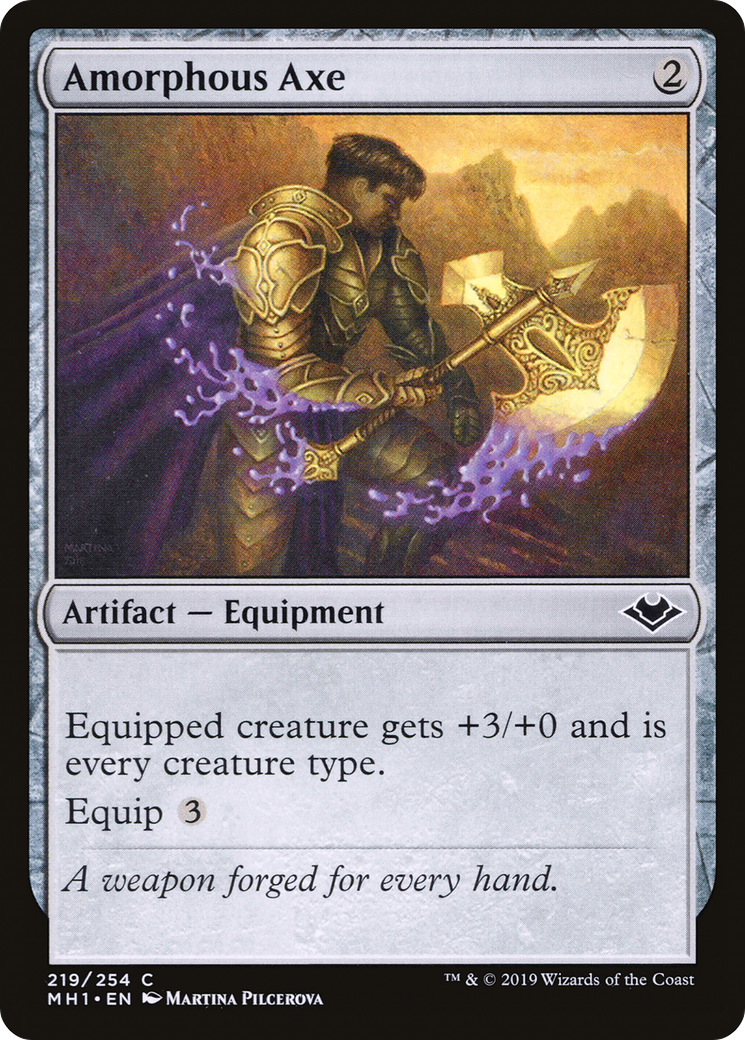 Amorphous Axe (MH1-219) [Modern Horizons] Foil