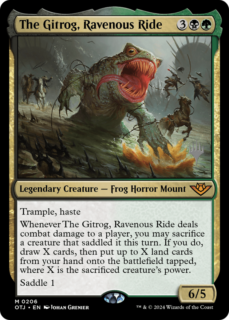 The Gitrog, Ravenous Ride (PPOTJ-206P) [Outlaws of Thunder Junction Promos]