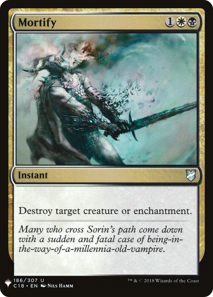 Mortify (C18) (LIST-C18-186) [The List]