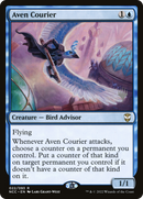 Aven Courier (PPSNC-022) [Promo Pack: New Capenna Commander Promos] Foil