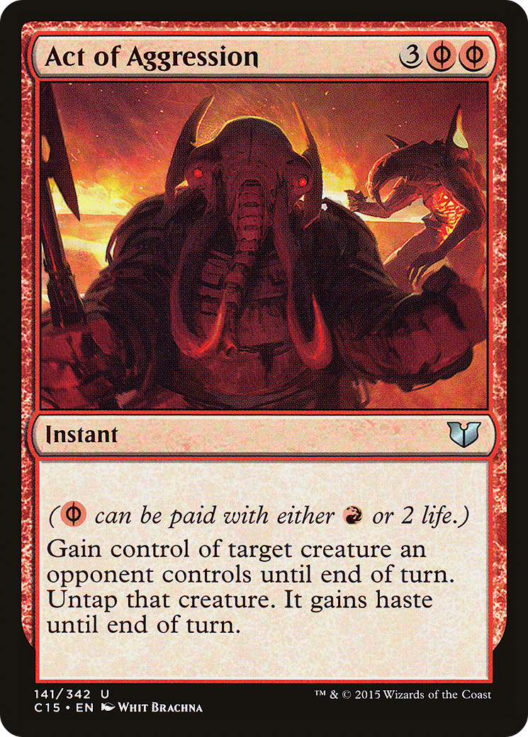 Act of Aggression (C15-141) [Commander 2015]