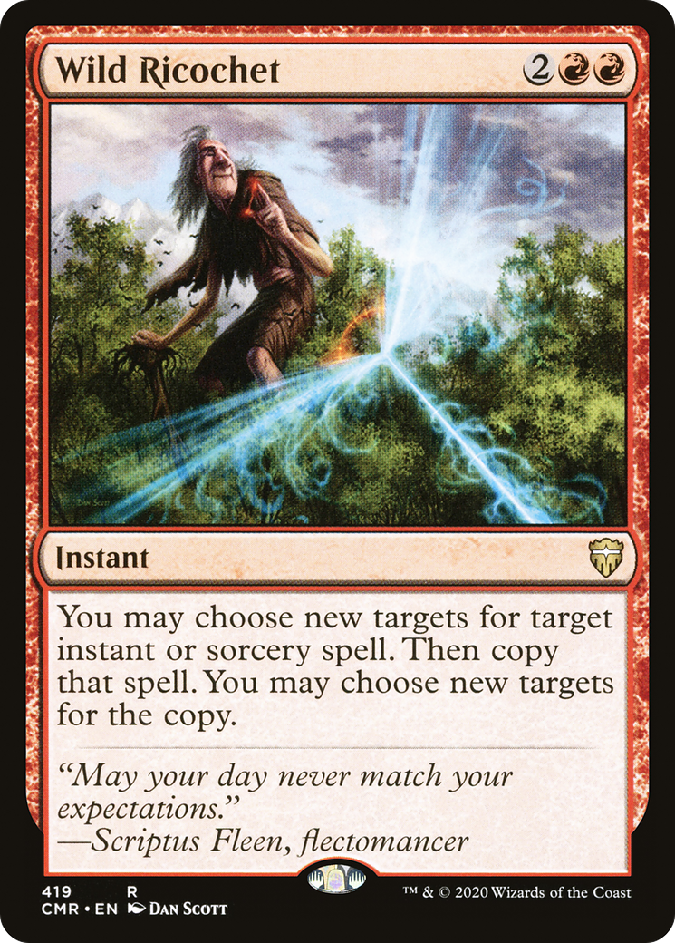 Wild Ricochet (CMR-419) [Commander Legends]