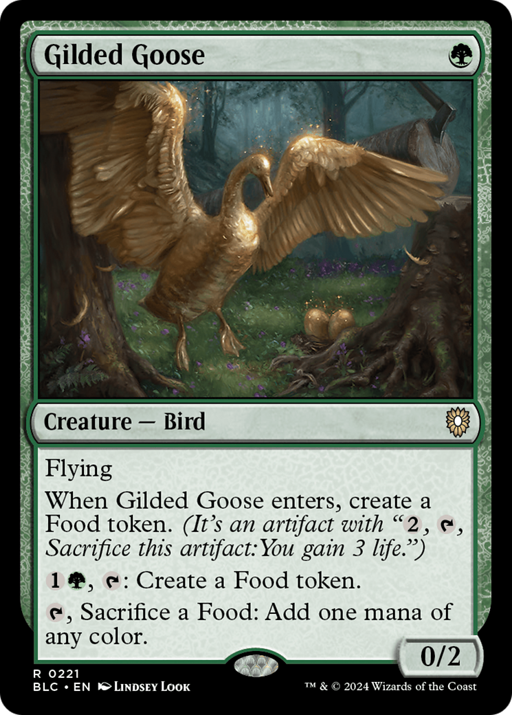 Gilded Goose (BLC-221) [Bloomburrow Commander]