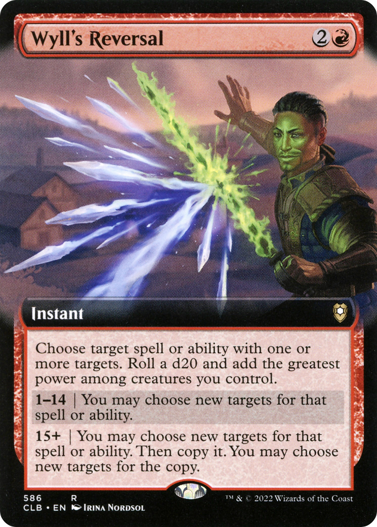 Wyll's Reversal (Extended Art) (CLB-586) [Commander Legends: Battle for Baldur's Gate]
