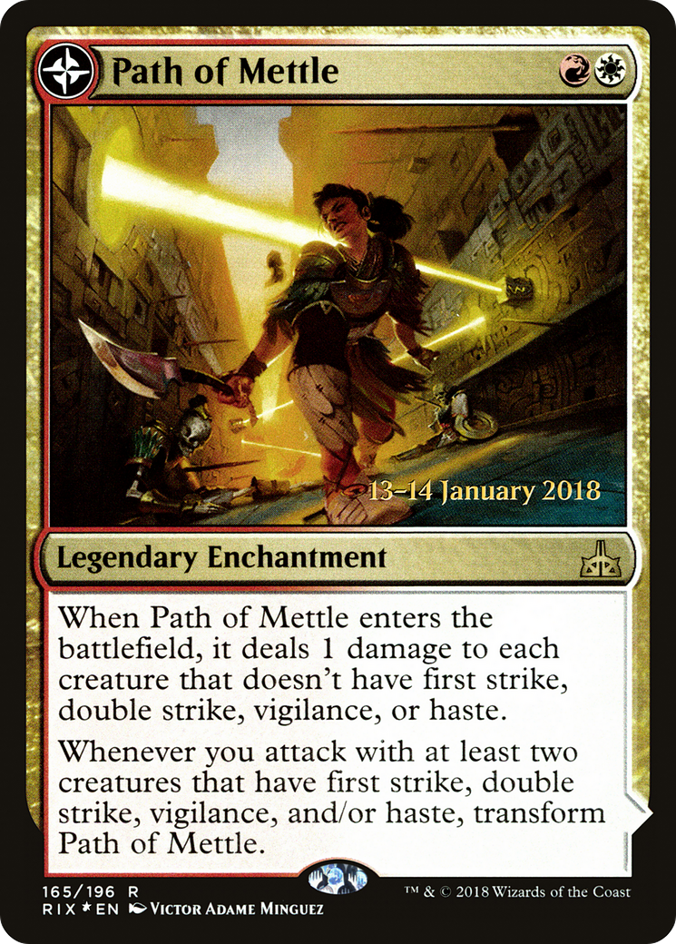 Path of Mettle (PRE-165S) [Rivals of Ixalan Promos] Foil