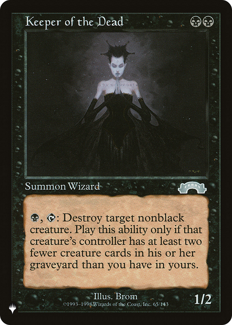 Keeper of the Dead (LIST-EXO-65) [The List]