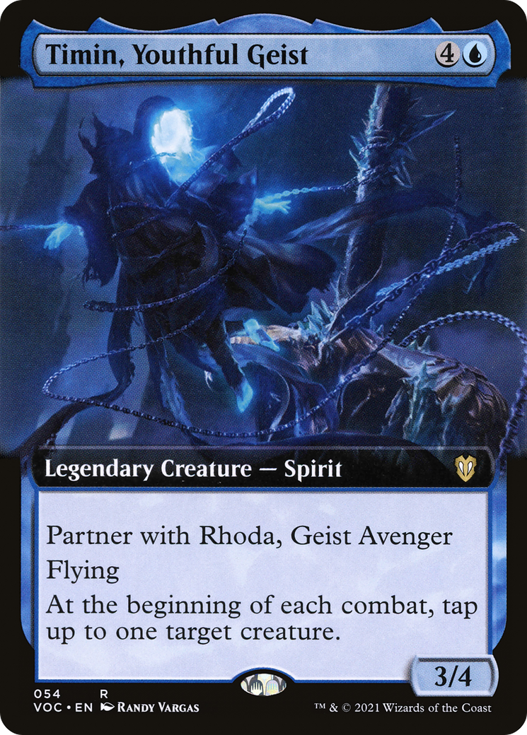 Timin, Youthful Geist (VOC-054) [Crimson Vow Commander]: (Extended Art)