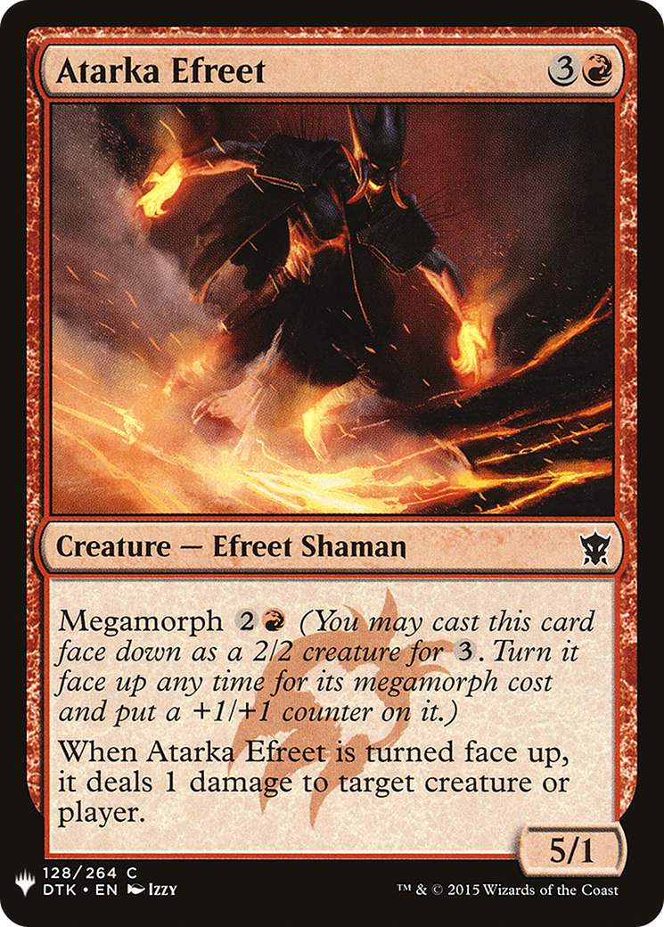 Atarka Efreet (LIST-DTK-128) [The List]