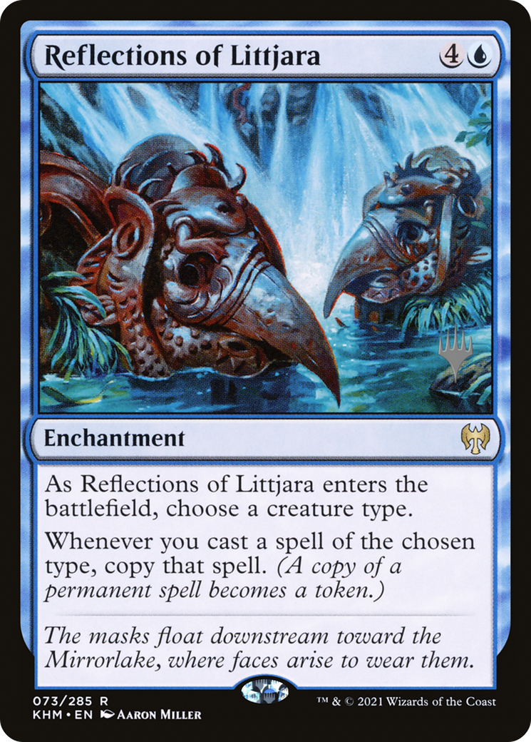 Reflections of Littjara (PPKHM-73P) [Promo Pack: Kaldheim Promos]