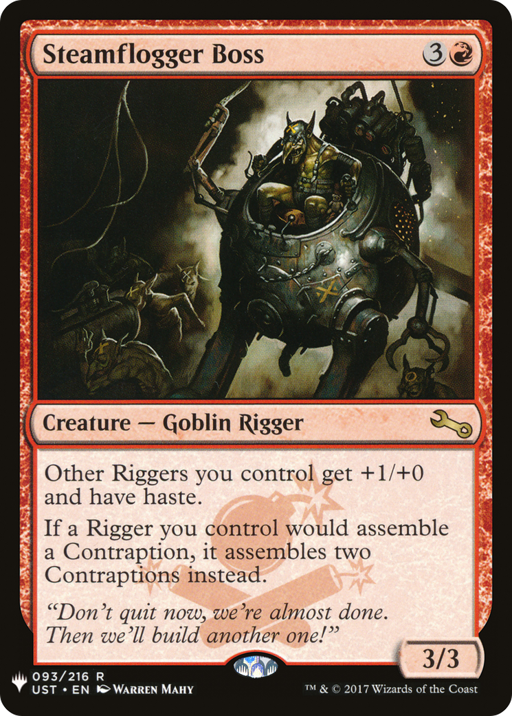 Steamflogger Boss (LIST-UST-93) [The List]