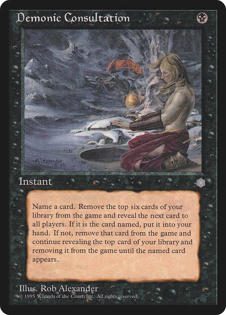 Demonic Consultation (ICE-121) [Ice Age]