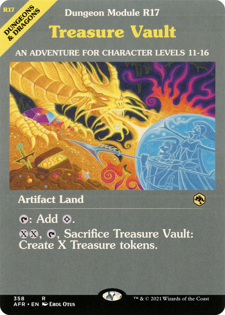 Treasure Vault (Dungeon Module) (AFR-358) (Showcase) [Adventures in the Forgotten Realms]