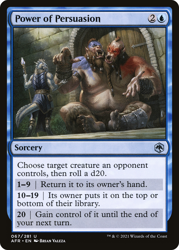 Power of Persuasion (AFR-067) [Adventures in the Forgotten Realms]