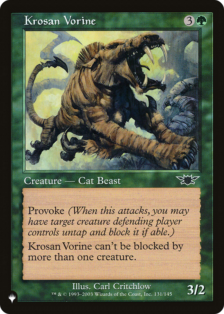 Krosan Vorine (LIST-LGN-131) [The List]