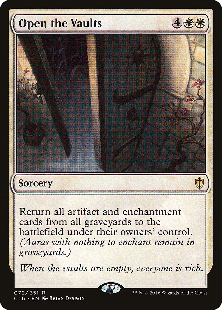 Open the Vaults (C16-072) [Commander 2016]