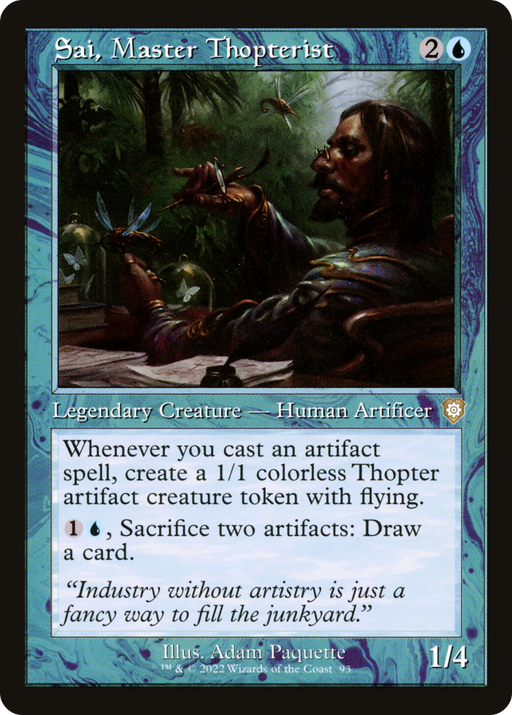 Sai, Master Thopterist (BRC-093) [The Brothers' War Commander]