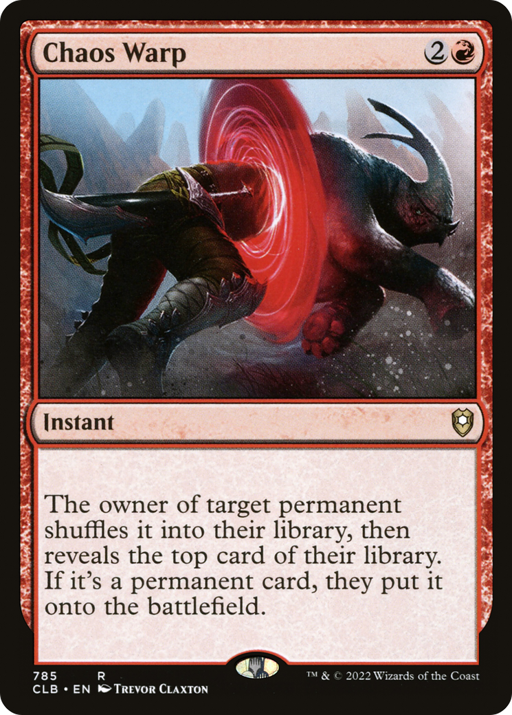 Chaos Warp (CLB-785) [Commander Legends: Battle for Baldur's Gate]