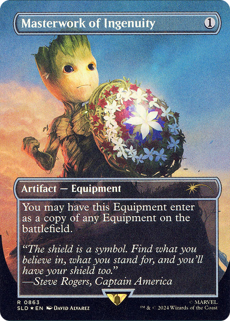 Masterwork of Ingenuity (SLD-863) [Secret Lair Drop] (Borderless) Foil