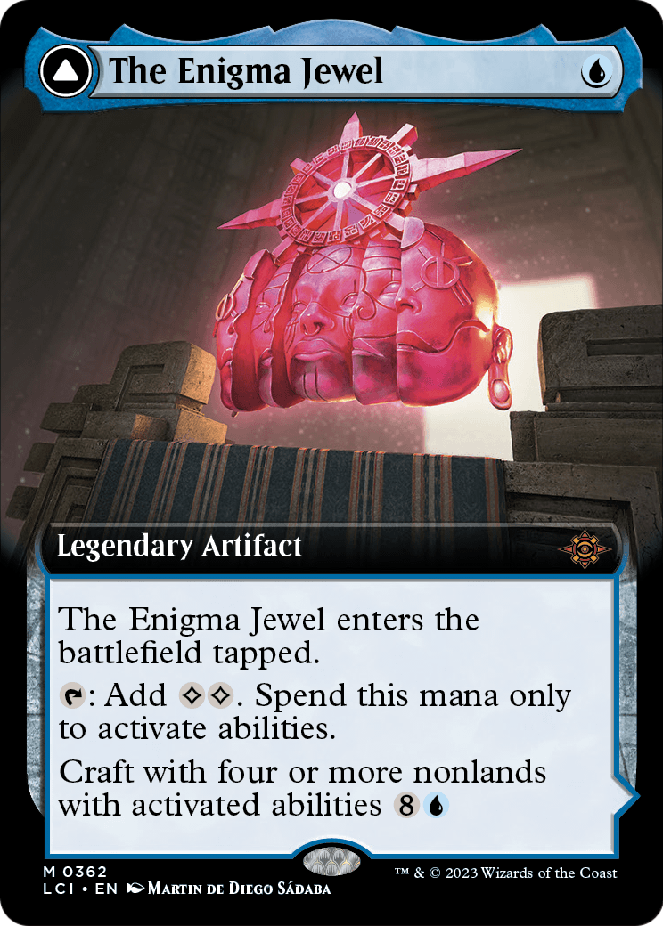 The Enigma Jewel (Extended Art) (LCI-362) [The Lost Caverns of Ixalan] Foil