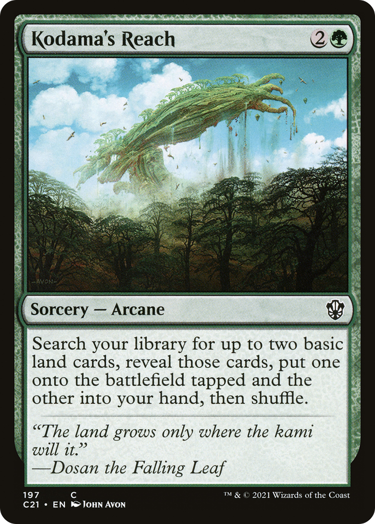 Kodama's Reach (C21-197) [Commander 2021]