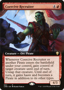 Coercive Recruiter (CMR-662) [Commander Legends]: (Extended Art) Foil