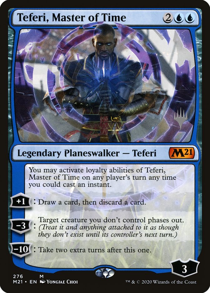 Teferi, Master of Time (Promo Pack) (276) [Core Set 2021 Promos] Foil
